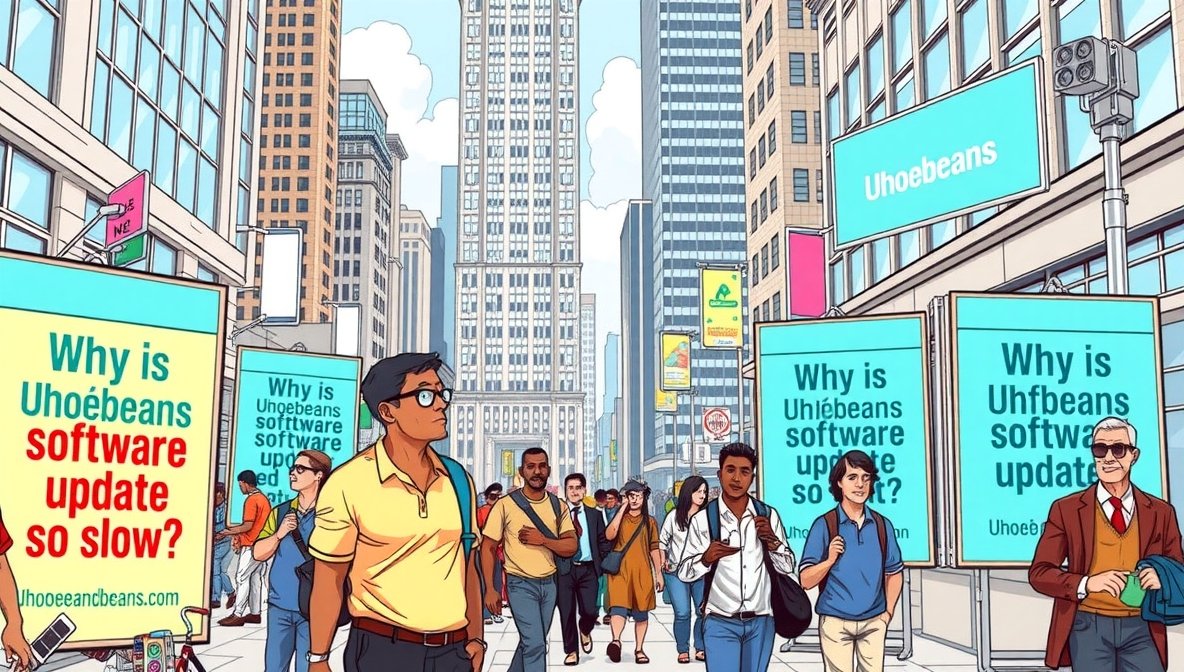 why is uhoebeans software update so slow